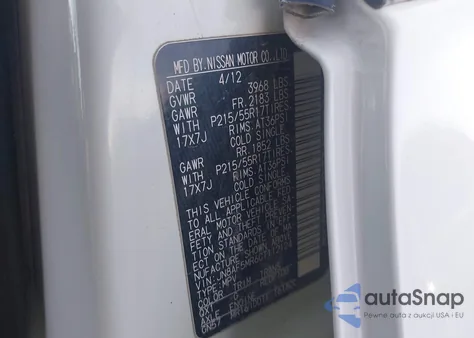 2012 Nissan Juke Sl from USA, damaged, VIN JN8AF5MR6CT112124